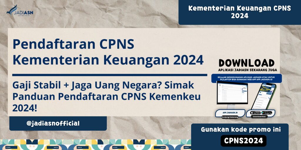 Pendaftaran CPNS Kementerian Keuangan 2024