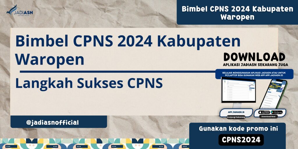 Bimbel CPNS 2024 Kabupaten Waropen