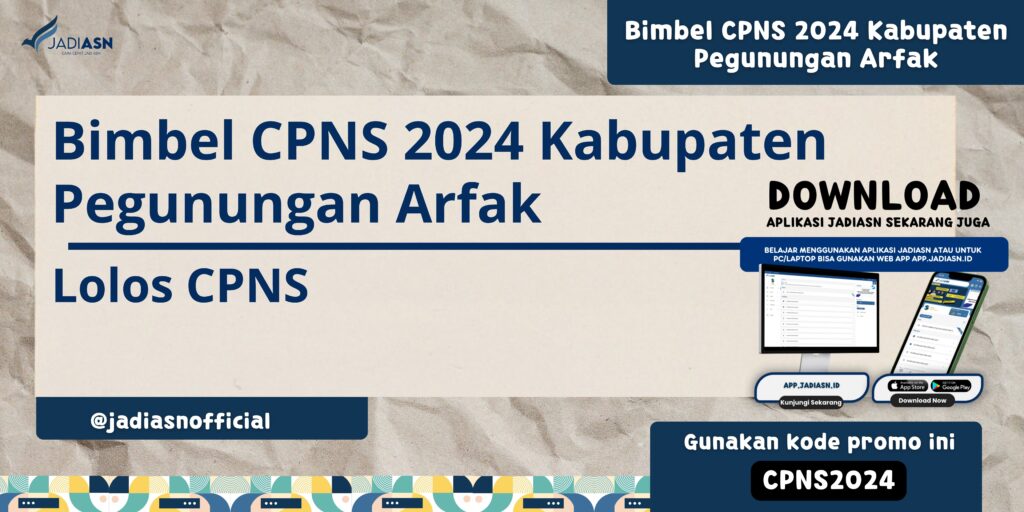 Bimbel CPNS 2024 Kabupaten Pegunungan Arfak