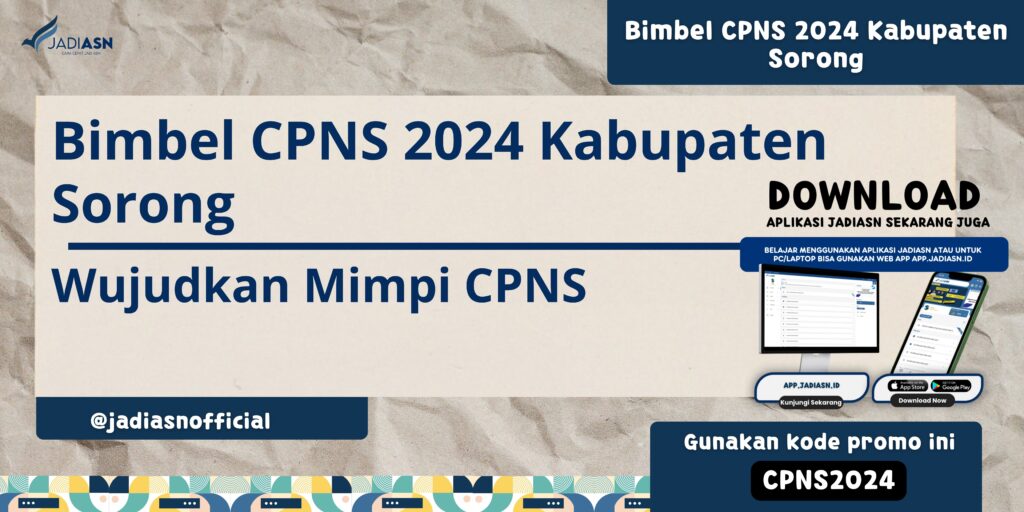 Bimbel CPNS 2024 Kabupaten Sorong