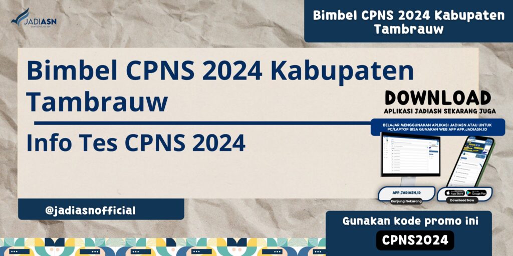 Bimbel CPNS 2024 Kabupaten Tambrauw