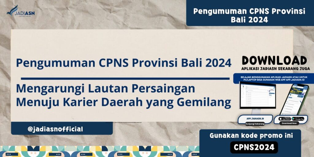 Pengumuman CPNS Provinsi Bali 2024