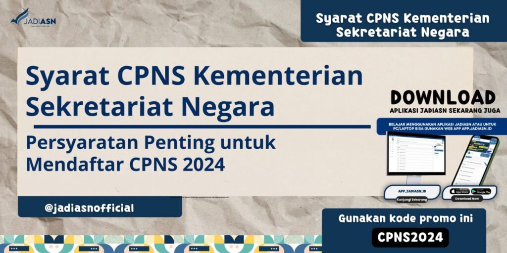 Syarat CPNS Kementerian Sekretariat Negara