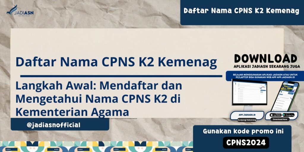 Daftar Nama CPNS K2 Kemenag