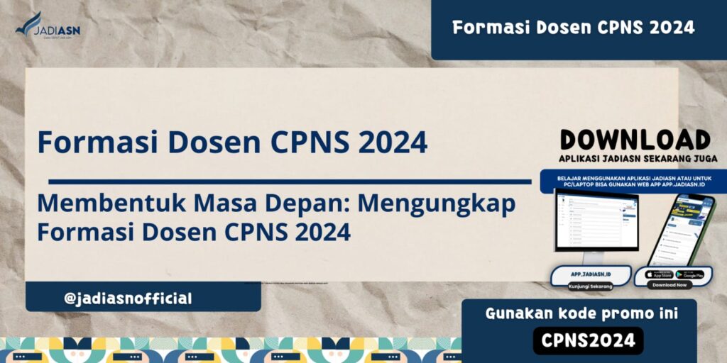 Formasi dosen cpns 2024