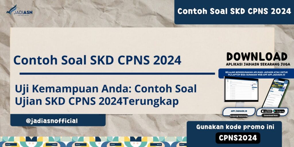 Contoh soal skd cpns 2024