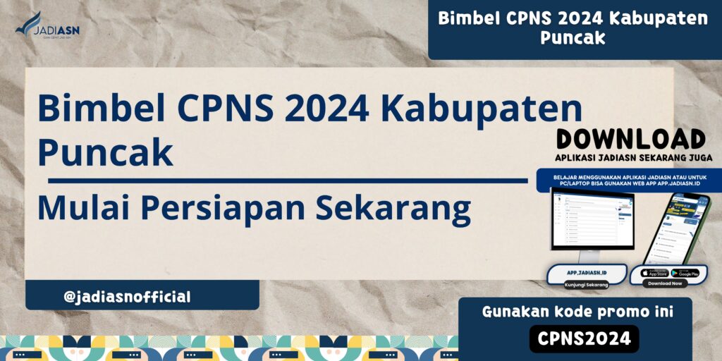 Bimbel CPNS 2024 Kabupaten Puncak