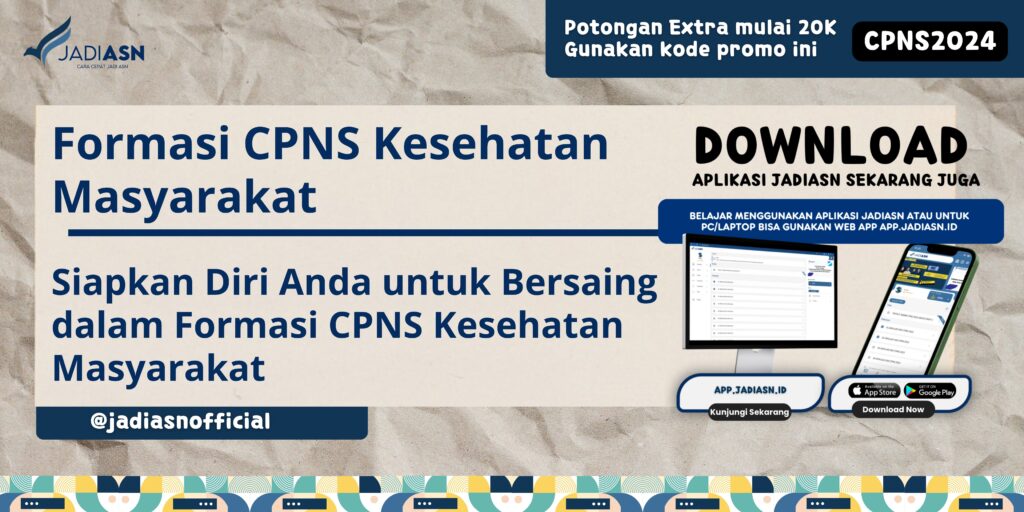 Formasi CPNS Kesehatan Masyarakat