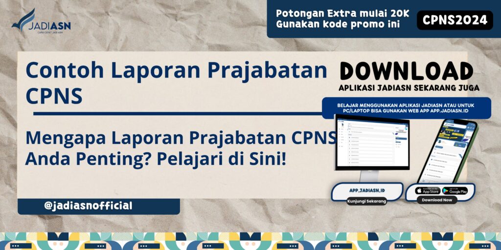 Contoh Laporan Prajabatan CPNS