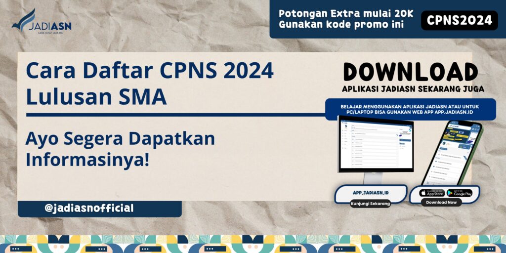 Cara Daftar CPNS 2024 Lulusan SMA