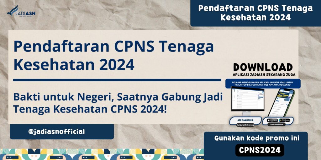 Pendaftaran CPNS Tenaga Kesehatan 2024