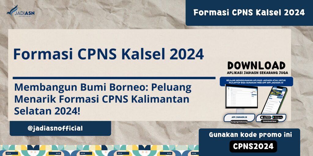 Formasi CPNS Kalsel 2024