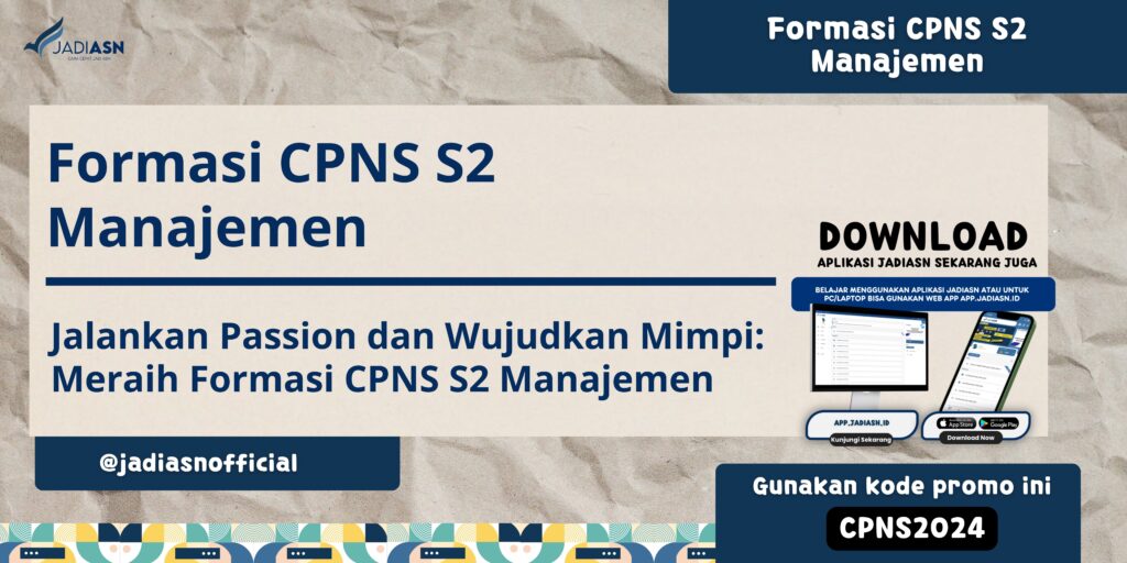 Formasi CPNS S2 Manajemen