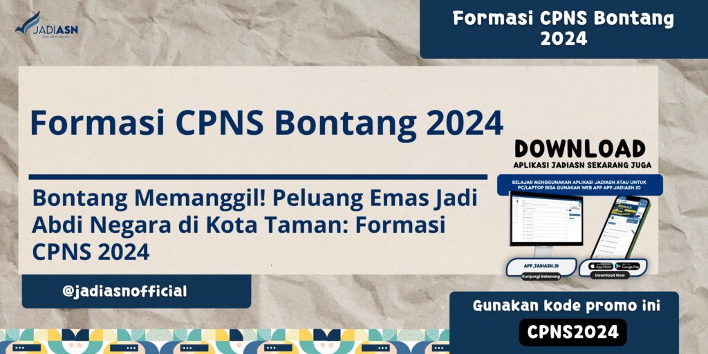 Formasi CPNS Bontang 2024