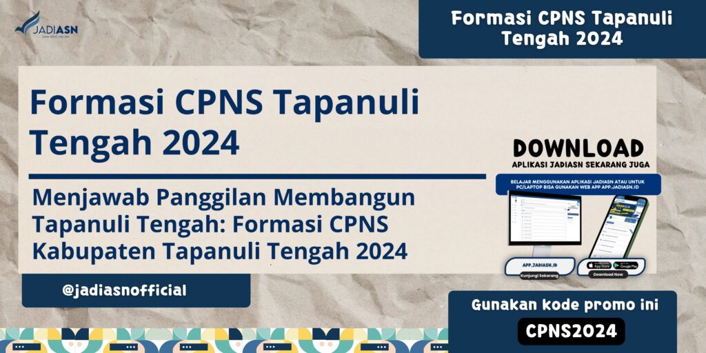 Formasi CPNS Tapanuli Tengah 2024