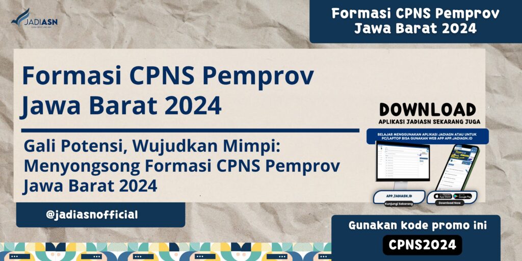 Formasi CPNS Pemprov Jawa Barat 2024