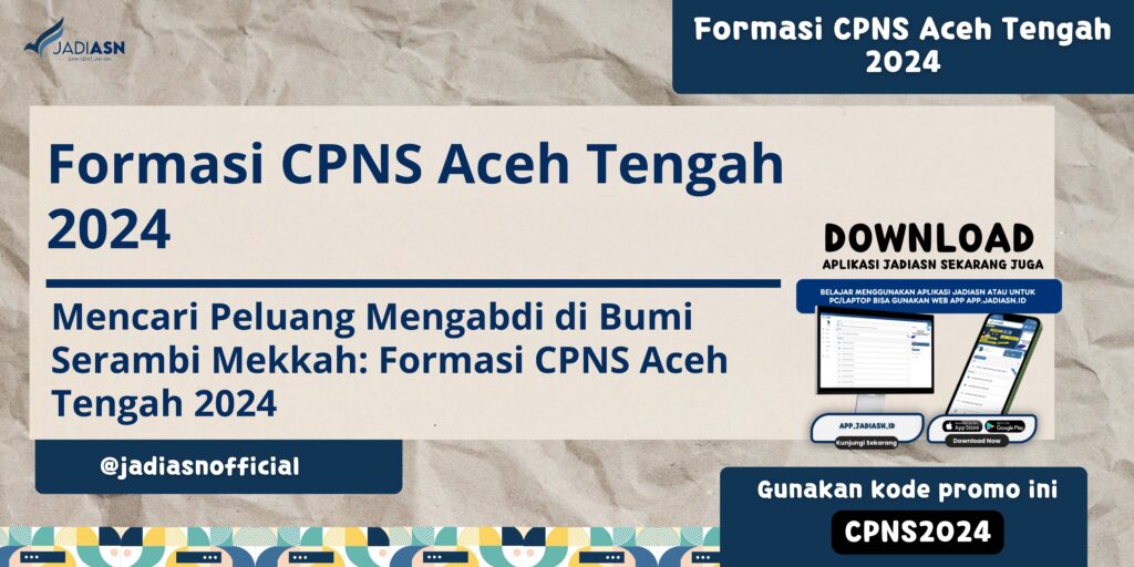 Formasi CPNS Aceh Tengah 2024