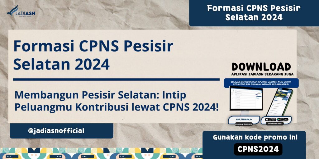 Formasi CPNS Pesisir Selatan 2024