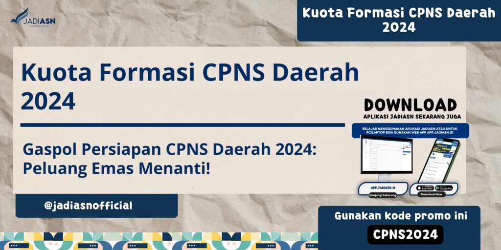 Kuota Formasi CPNS Daerah 2024