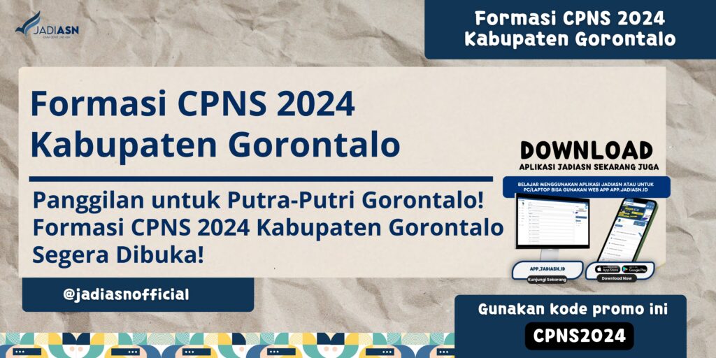 Formasi CPNS 2024 Kabupaten Gorontalo Panggilan untuk PutraPutri