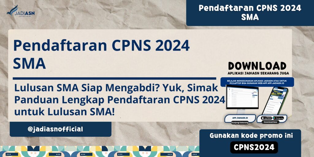 Pendaftaran CPNS 2024 SMA