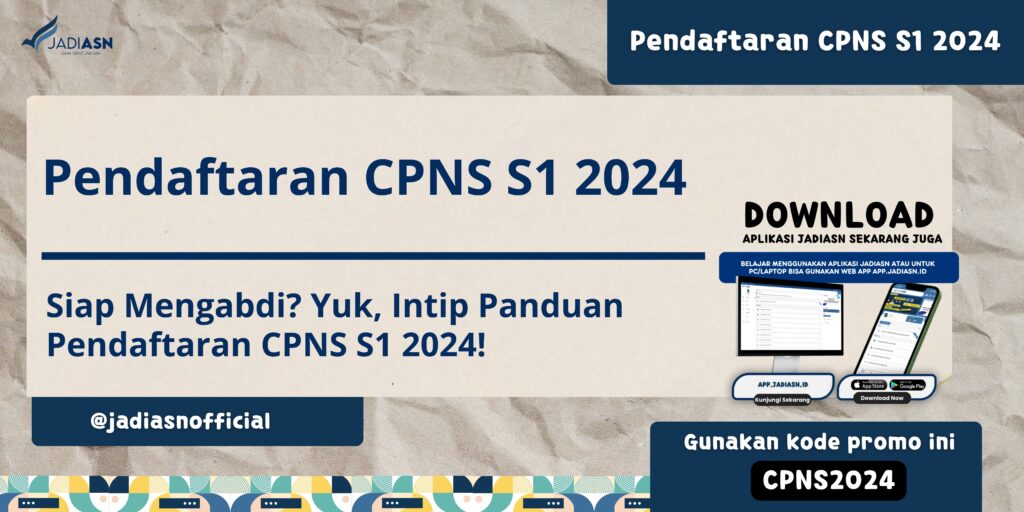 Pendaftaran CPNS S1 2024