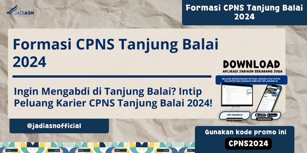 Formasi CPNS Tanjung Balai 2024