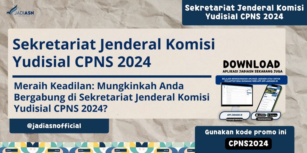 Sekretariat Jenderal Komisi Yudisial CPNS 2024