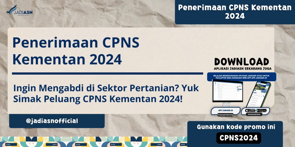 Penerimaan CPNS Kementan 2024