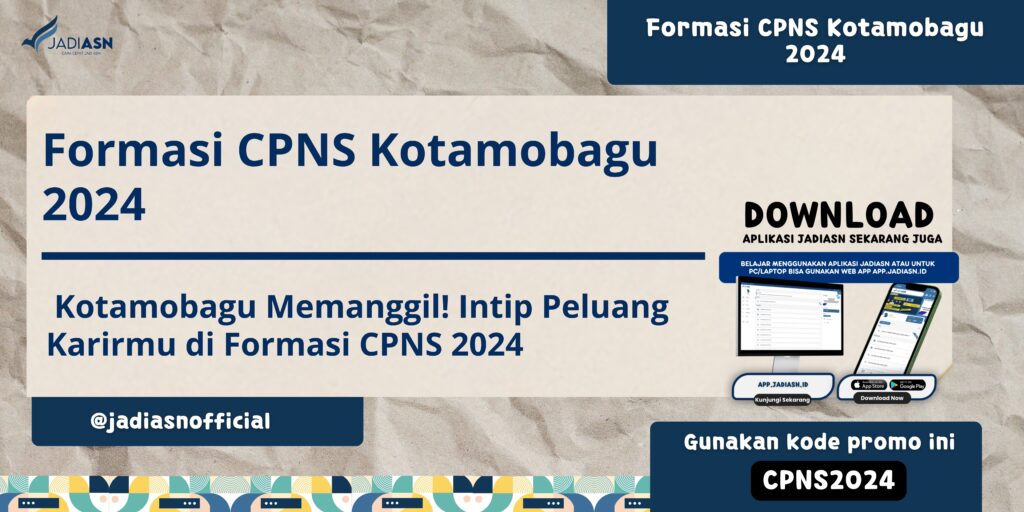 Formasi CPNS Kotamobagu 2024