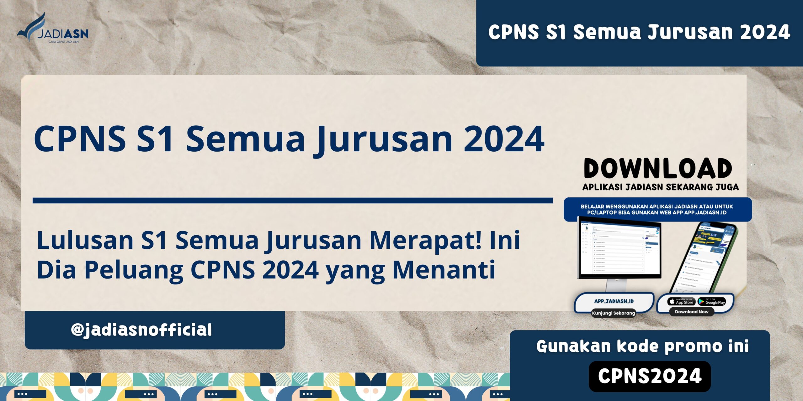 Cpns s1 semua jurusan 2024 lulusan s1 semua jurusan merapat ini dia