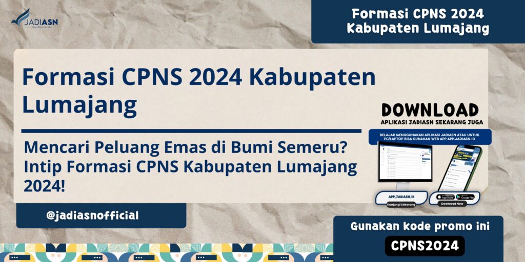 Formasi CPNS 2024 Kabupaten Lumajang