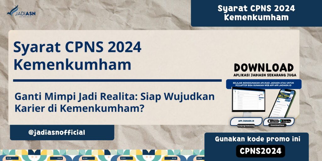 Syarat CPNS 2024 Kemenkumham