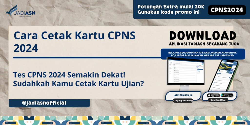 Cara Cetak Kartu CPNS 2024