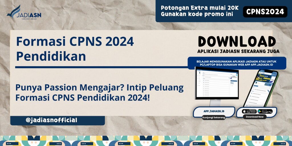 Formasi CPNS 2024 Pendidikan