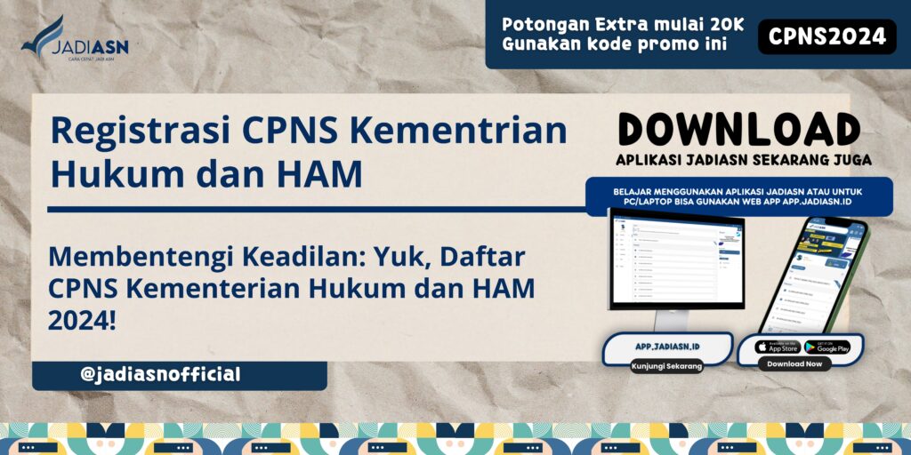 Registrasi CPNS Kementrian Hukum dan HAM