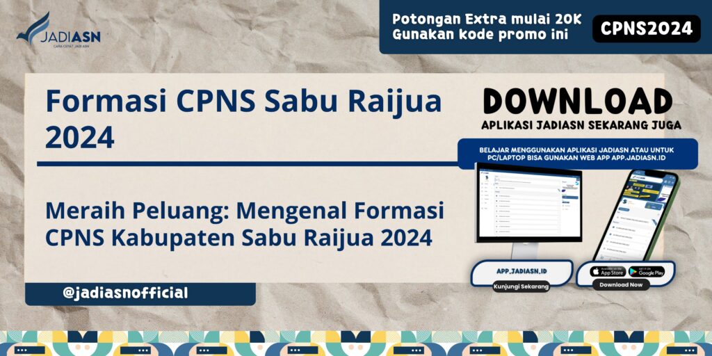 Formasi CPNS Sabu Raijua 2024