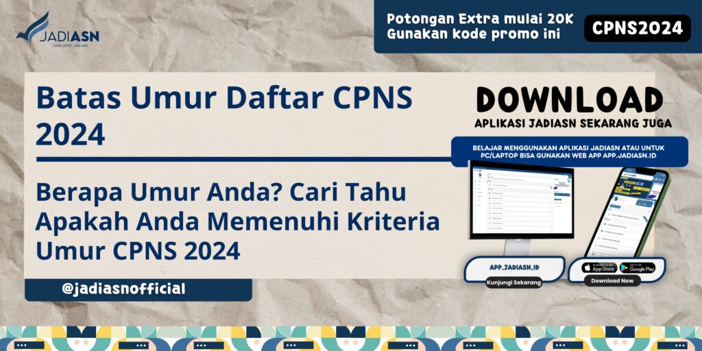 Batas Umur Daftar CPNS 2024 -