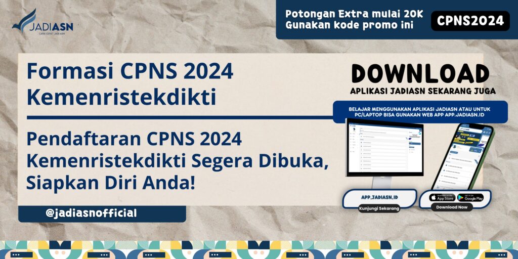 Formasi CPNS 2024 Kemenristekdikti