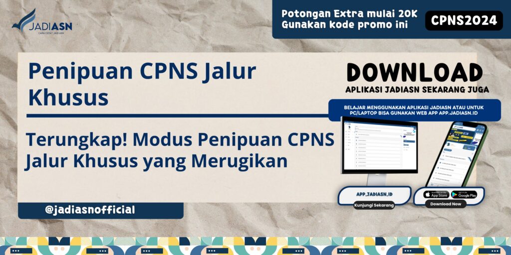 Penipuan CPNS Jalur Khusus