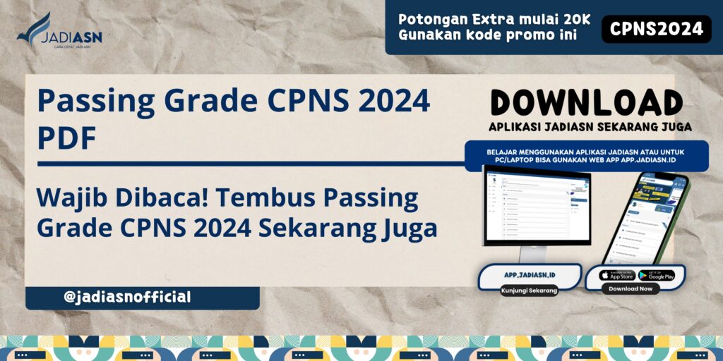 Passing Grade CPNS 2024 PDF