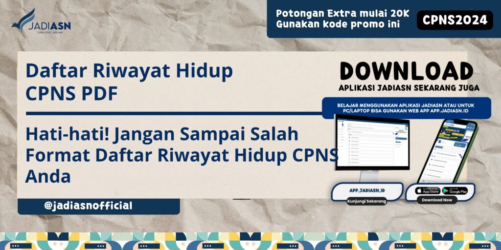 Daftar Riwayat Hidup CPNS PDF