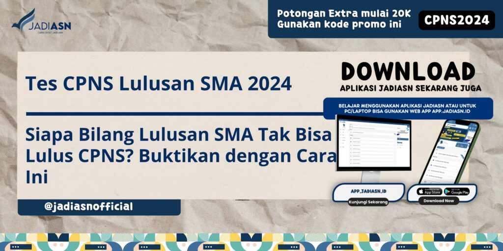 Tes CPNS Lulusan SMA 2024