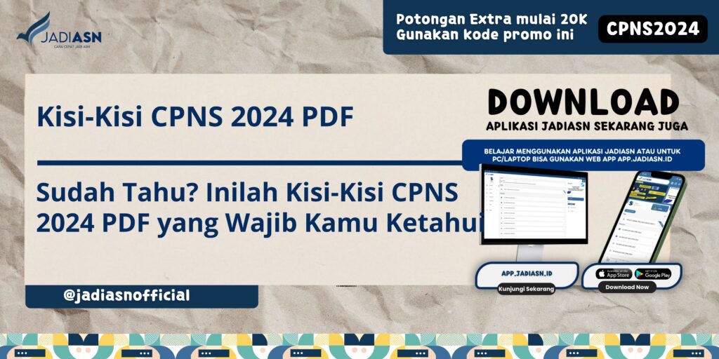 Kisi-Kisi CPNS 2024 PDF