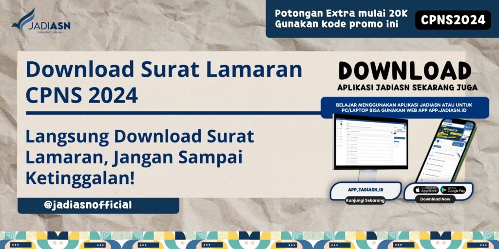 Download Surat Lamaran CPNS 2024