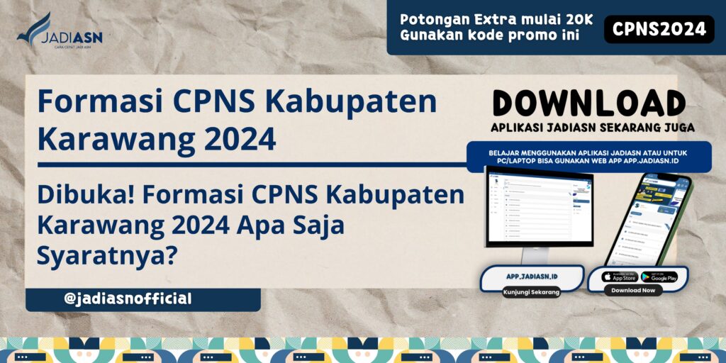 Formasi CPNS Kabupaten Karawang 2024