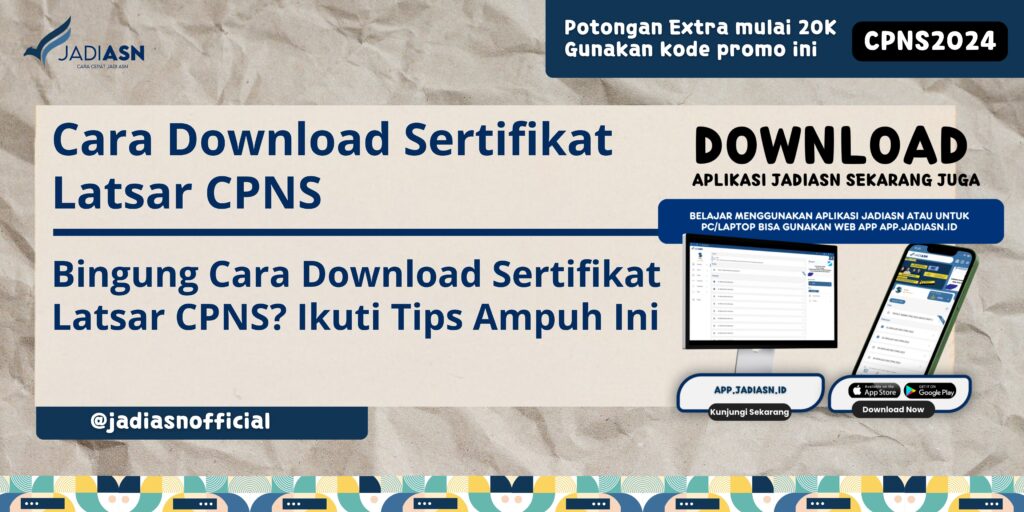 Cara Download Sertifikat Latsar CPNS