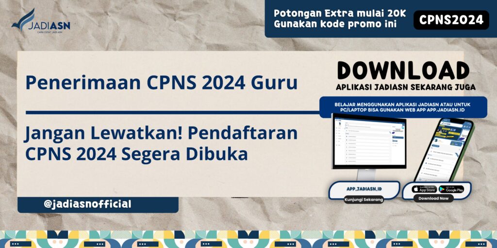 Penerimaan CPNS 2024 Guru