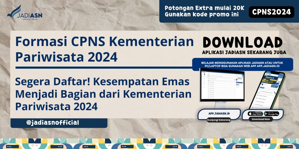 Formasi CPNS Kementerian Pariwisata 2024