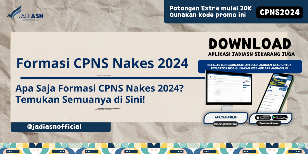 Formasi CPNS Nakes 2024 Apa Saja Formasi CPNS Nakes 2024